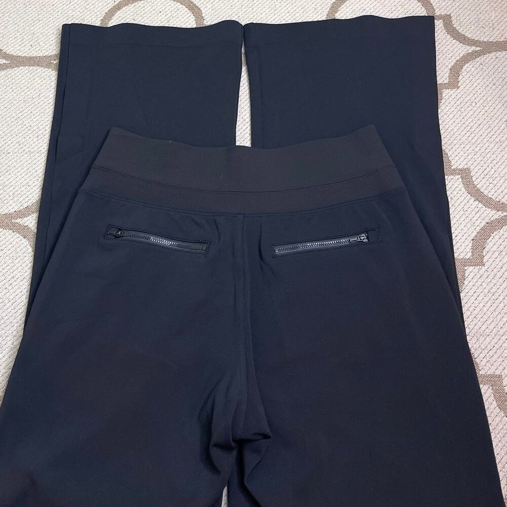 Athleta Black Venice Flare Pull on side slits Pants (Style #882675), Size medium - Picture 4 of 15